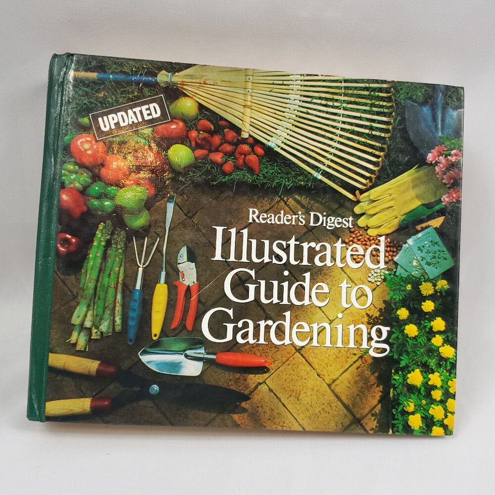 Vintage Readers Digest Illustrated Guide to Gardening Hardback Landscaping Book